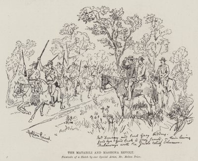 The Matabili and Mashona Revolt by Melton Prior